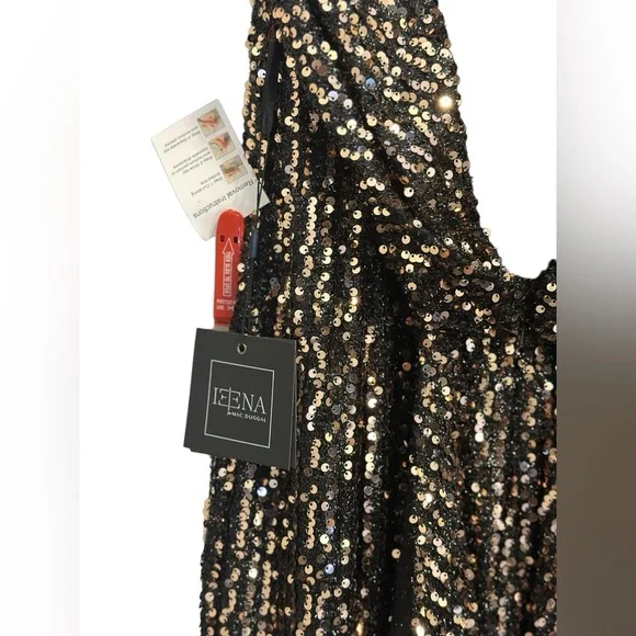 IEENA For Mac Duggal Sequins Evening Dress NWT 12 - Picture 8 of 16